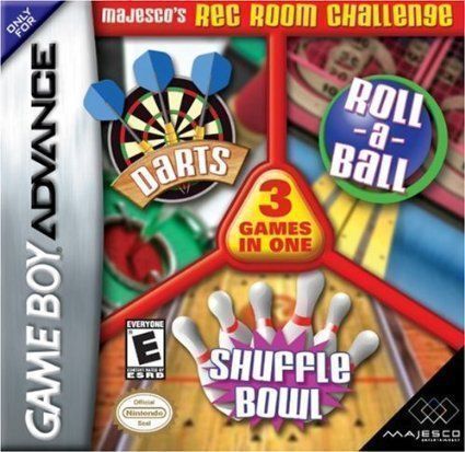 Darts - Shuffle - Skiball GBA (USA) Game Cover
